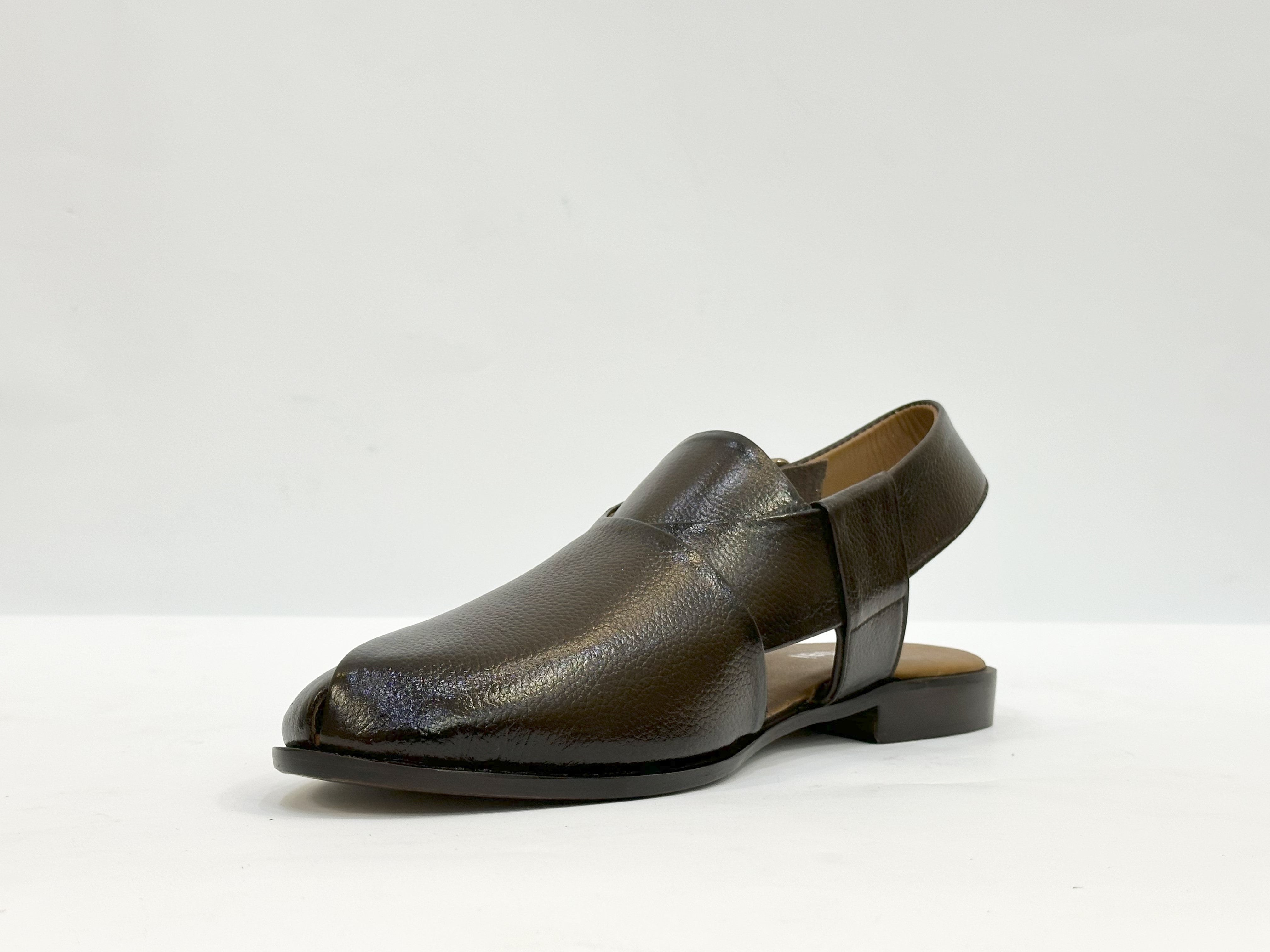3-Leather Chappal