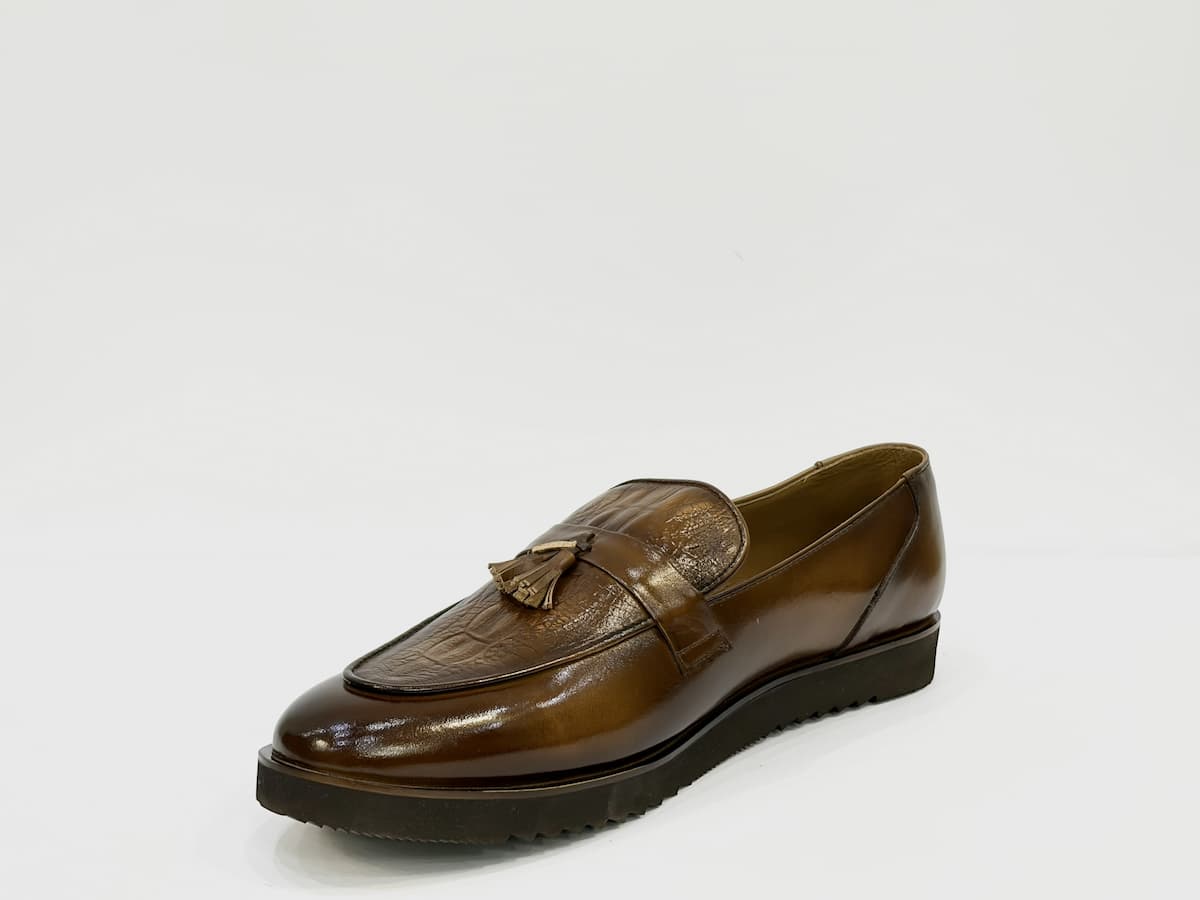 Brown Tassel Loafer