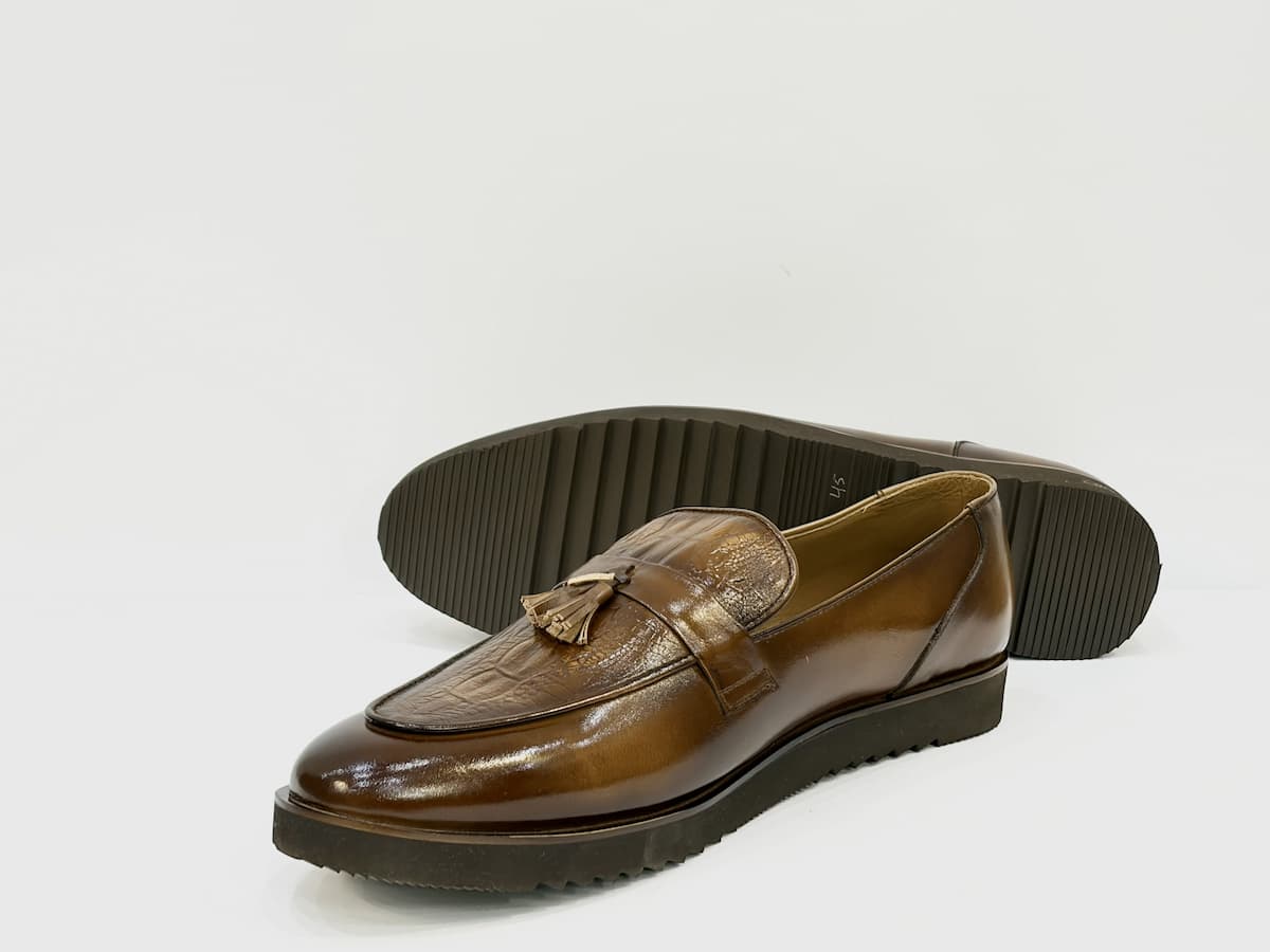 Brown Tassel Loafer