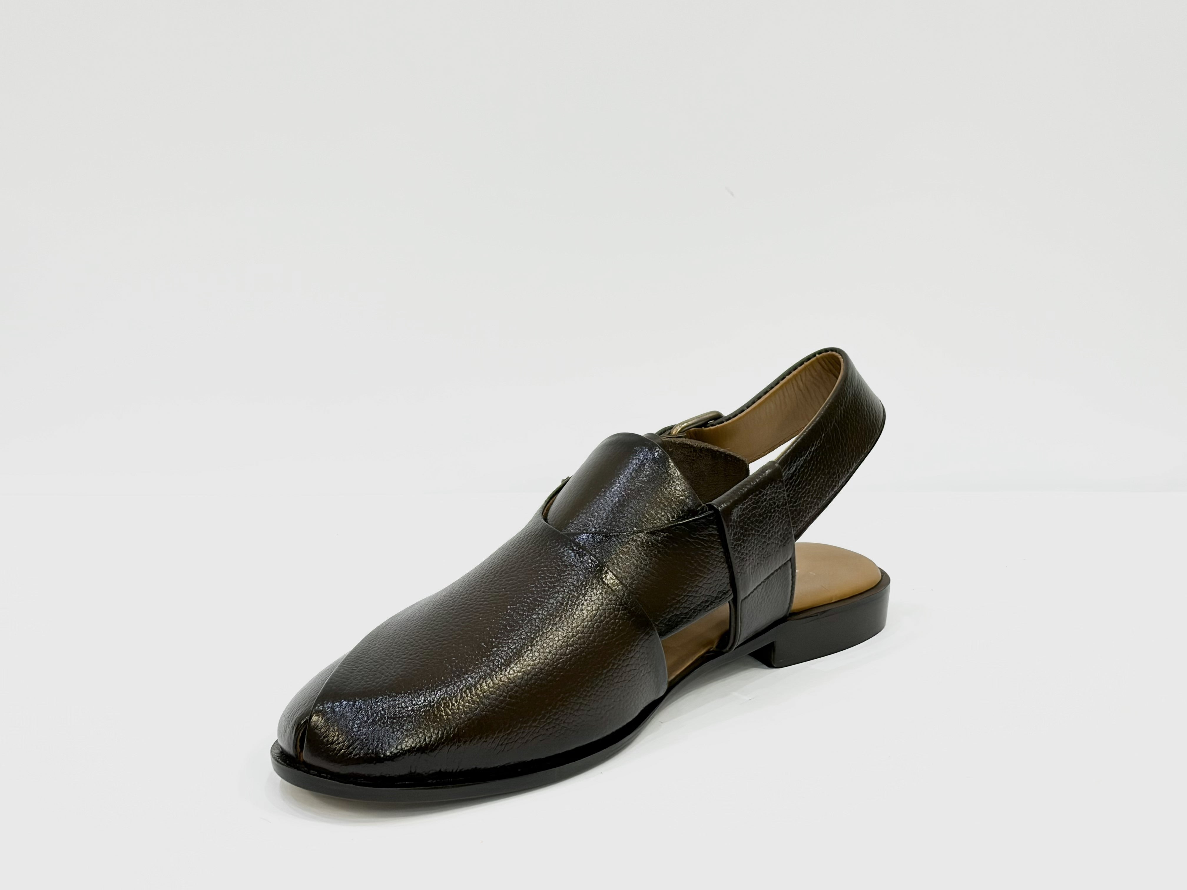3-Leather Chappal