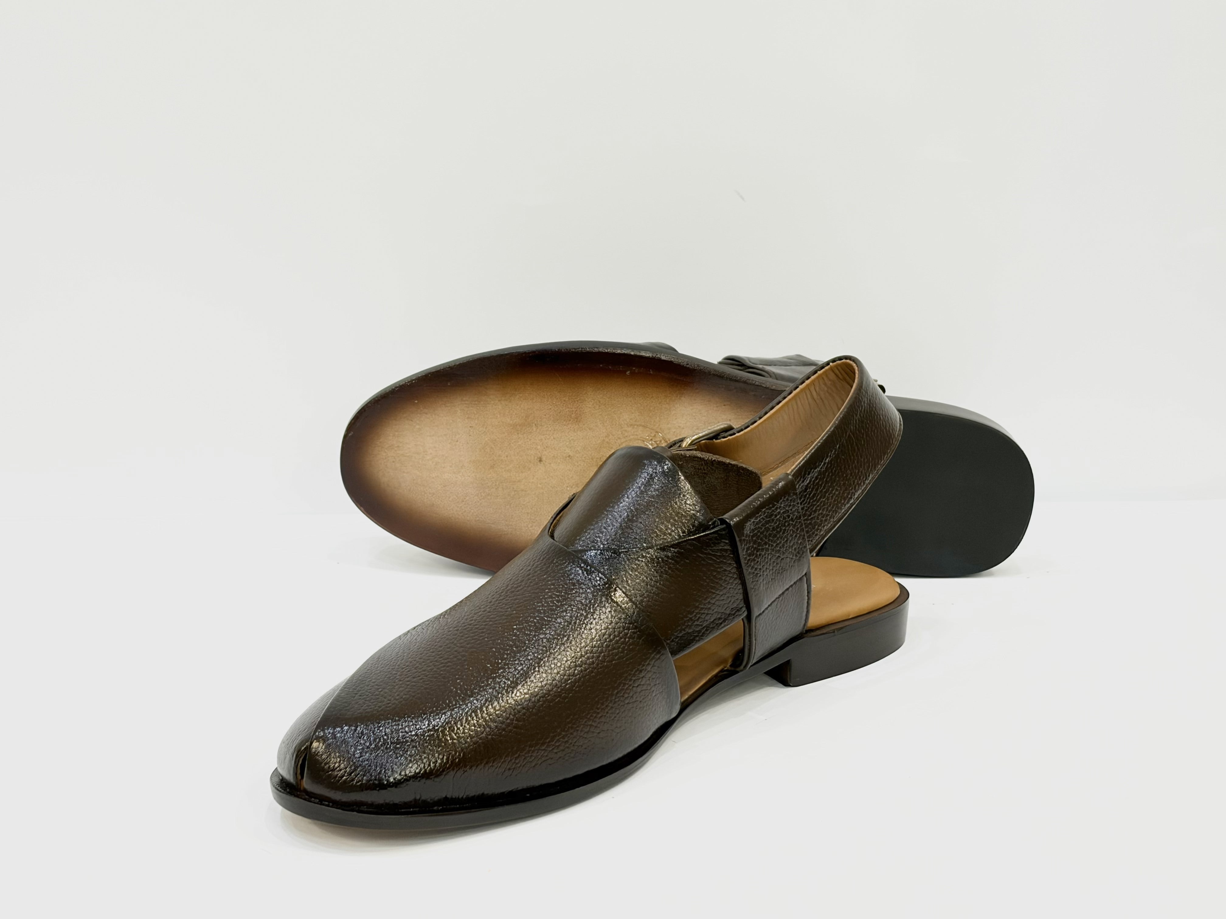 3-Leather Chappal