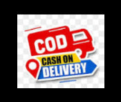 COD Cash on Delivery logo with red truck icon and blue location marker.